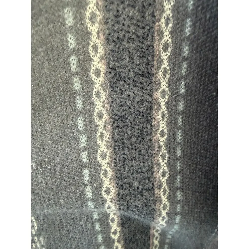 ✨ WALLFLOWER Boho Baja Hoodie Pullover – Striped Gray Mauve Blue – Size XL ✨ - Picture 5 of 5